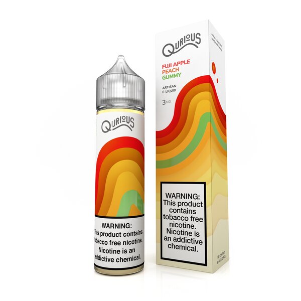 Qurious Synthetic - Fuji Apple Peach Gummy 60mL