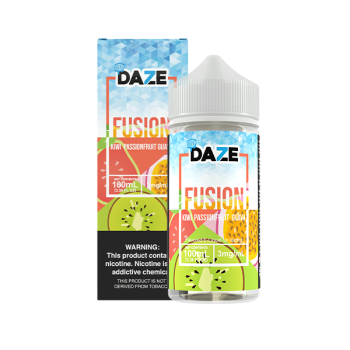Daze Fusion Synthetic - Kiwi Passionfruit Guava ICED 100mL Daze Fusion Synthetic - Kiwi Passionfruit Guava ICED 100mL