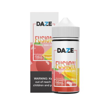 Daze Fusion Synthetic - Strawberry Banana Apple 100mL Daze Fusion Synthetic - Strawberry Banana Apple 100mL