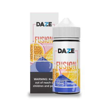 Daze Fusion Synthetic - Lemon Passionfruit Blueberry 100mL Daze Fusion Synthetic - Lemon Passionfruit Blueberry 100mL