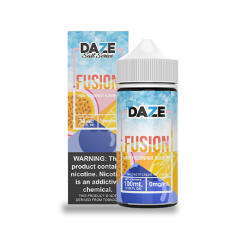 Daze Fusion Synthetic - Lemon Passionfruit Blueberry ICED 100mL Daze Fusion Synthetic - Lemon Passionfruit Blueberry ICED 100mL