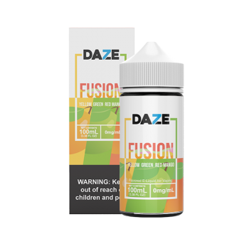 Daze Fusion Synthetic - Yellow Green Red Mango 100mL Daze Fusion Synthetic - Yellow Green Red Mango 100mL