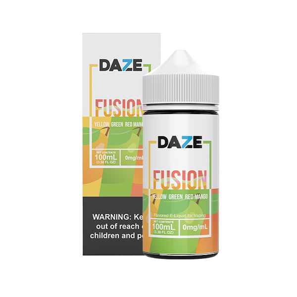 Daze Fusion Synthetic - Yellow Green Red Mango 100mL