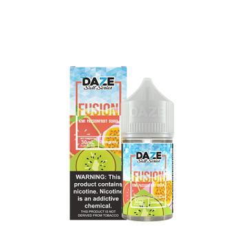 Daze Fusion Synthetic Salt - Kiwi Passionfruit Guava ICED 30mL Daze Fusion Synthetic Salt - Kiwi Passionfruit Guava ICED 30mL