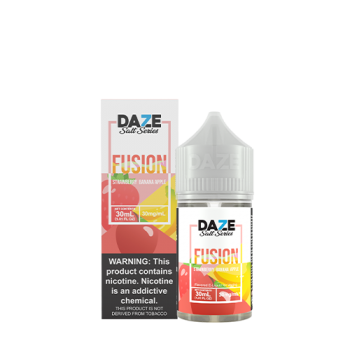 Daze Fusion Synthetic Salt - Strawberry Banana Apple 30mL Daze Fusion Synthetic Salt - Strawberry Banana Apple 30mL