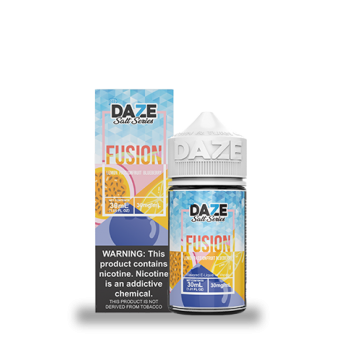 Daze Fusion Synthetic Salt - Lemon Passionfruit Blueberry ICED 30mL Daze Fusion Synthetic Salt - Lemon Passionfruit Blueberry ICED 30mL