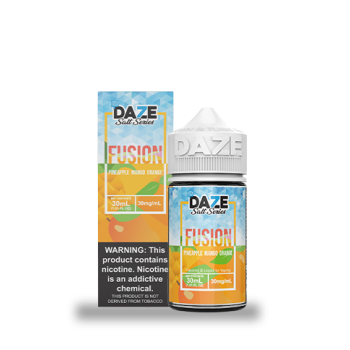 Daze Fusion Synthetic Salt - Pineapple Mango Orange ICED 30mL Daze Fusion Synthetic Salt - Pineapple Mango Orange ICED 30mL