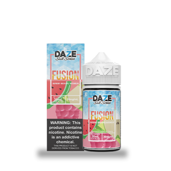 Daze Fusion Synthetic Salt - Raspberry Green Apple Watermelon ICED 30mL