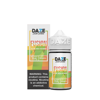 Daze Fusion Synthetic Salt - Yellow Green Red Mango 30mL Daze Fusion Synthetic Salt - Yellow Green Red Mango 30mL