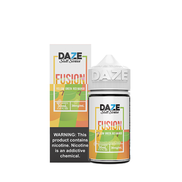 Daze Fusion Synthetic Salt - Yellow Green Red Mango 30mL