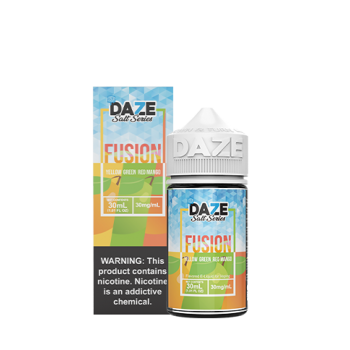 Daze Fusion Synthetic Salt - Yellow Green Red Mango ICED 30mL Daze Fusion Synthetic Salt - Yellow Green Red Mango ICED 30mL