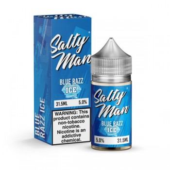 Salty Man Synthetic - Blue Razz Ice 31.5mL Salty Man Synthetic - Blue Razz Ice 31.5mL