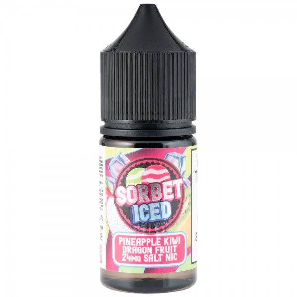 Sorbet Pop Salt - Pineapple Kiwi Dragon Fruit Iced 30mL