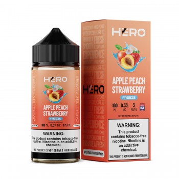 Hero Synthetic - Apple Peach Strawberry FREEZE 100mL Hero Synthetic - Apple Peach Strawberry FREEZE 100mL