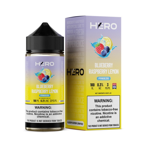 Hero Synthetic - Blueberry Raspberry Lemon FREEZE 100mL