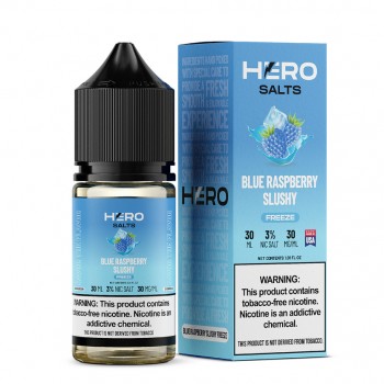 Hero Synthetic Salt - Blue Raspberry Slushy FREEZE 30mL Hero Synthetic Salt - Blue Raspberry Slushy FREEZE 30mL