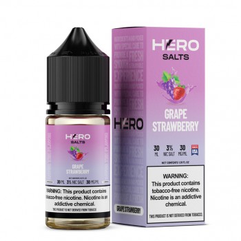 Hero Synthetic Salt - Grape Strawberry 30mL Hero Synthetic Salt - Grape Strawberry 30mL