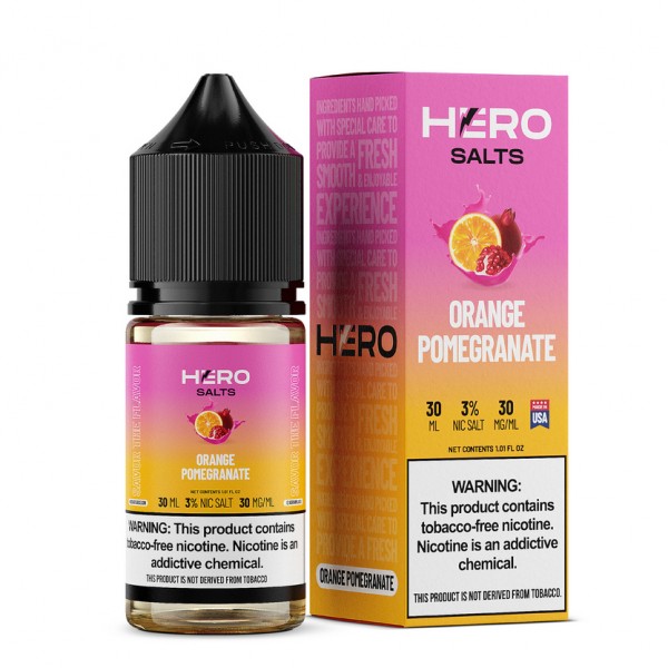 Hero Synthetic Salt - Orange Pomegranate 30mL