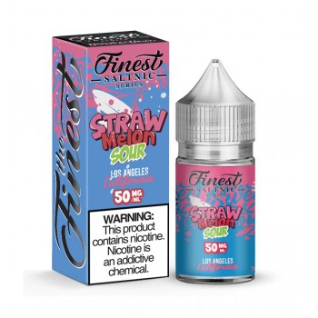 The Finest Salt Nic - Straw Melon Sour Belts 30mL The Finest Salt Nic - Straw Melon Sour Belts 30mL