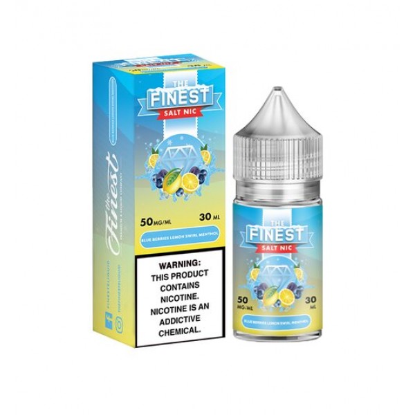 The Finest Salt Nic - Blue Berries Lemon Swirl Menthol 30mL