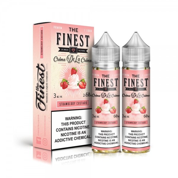 The Finest Creme De La Creme - Strawberry Custard 2x60mL