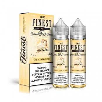 The Finest Creme De La Creme - Vanilla Almond Custard 2x60mL The Finest Creme De La Creme - Vanilla Almond Custard 2x60mL