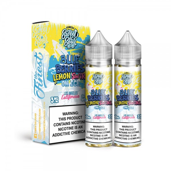 The Finest Sweet & Sour - Blue Berries Lemon Swirl on ICE 2x60mL