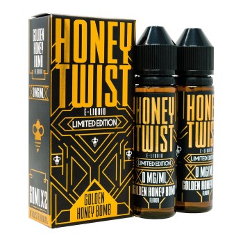 Twist E-Liquids - Golden Honey Bomb 2x60mL Twist E-Liquids - Golden Honey Bomb 2x60mL