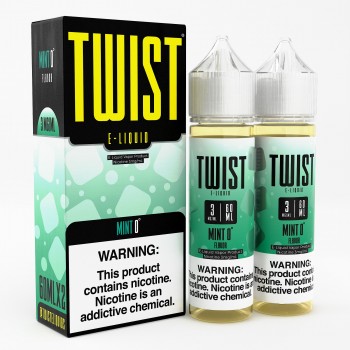 Twist E-liquids - Mint 0 2x60mL Twist E-liquids - Mint 0 2x60mL