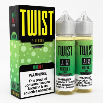 Twist E-liquids - Mint No 1 2x60mL Twist E-liquids - Mint No 1 2x60mL