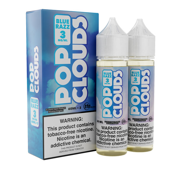 Pop Clouds Synthetic - Blue Razz 2x60mL