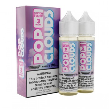 Pop Clouds Synthetic - Cotton Fluff 2x60mL Pop Clouds Synthetic - Cotton Fluff 2x60mL