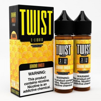 Twist E-liquids - Banana Amber 2x60mL (Previously Banana Oatmeal Cookie) Twist E-liquids - Banana Amber 2x60mL (Previously Banana Oatmeal Cookie)