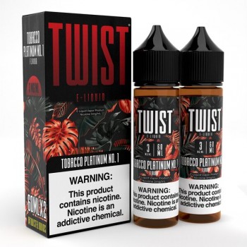 Twist E-liquids - Tobacco Platinum No.1 2x60mL Twist E-liquids - Tobacco Platinum No.1 2x60mL