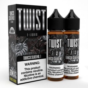Twist E-liquids - Tobacco Silver No.1 2x60mL Twist E-liquids - Tobacco Silver No.1 2x60mL