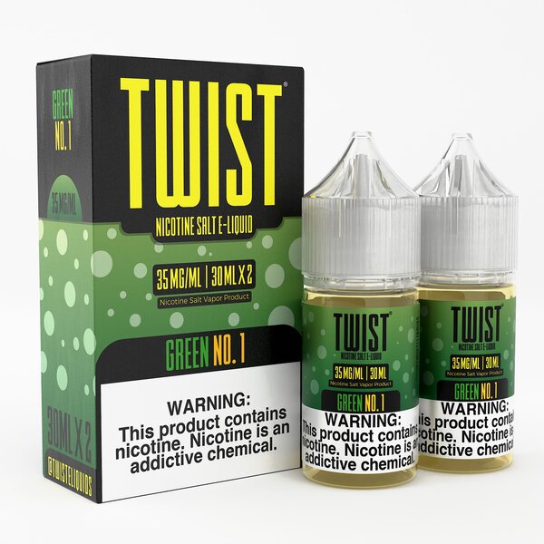 Twist Salt - Green No.1 2x30mL (Previously Honeydew Melon Chew)