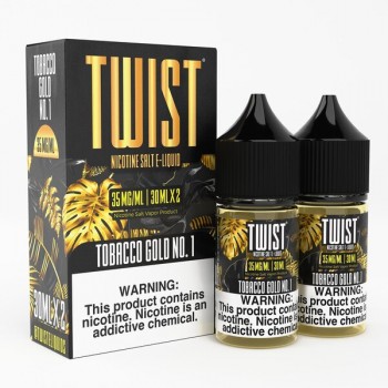 Twist Salt - Tobacco Gold No.1 2x30mL Twist Salt - Tobacco Gold No.1 2x30mL