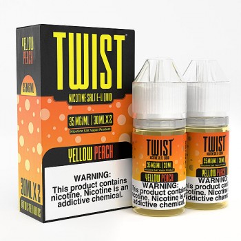 Twist Salt - Yellow Peach 2x30mL Twist Salt - Yellow Peach 2x30mL