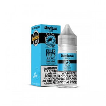 Vapetasia Killer Fruits Synthetic Salts - Blue Razz 30mL Vapetasia Killer Fruits Synthetic Salts - Blue Razz 30mL
