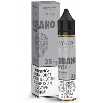 Salt Nic Labs by VGOD - Cubano Silver 30mL Salt Nic Labs by VGOD - Cubano Silver 30mL