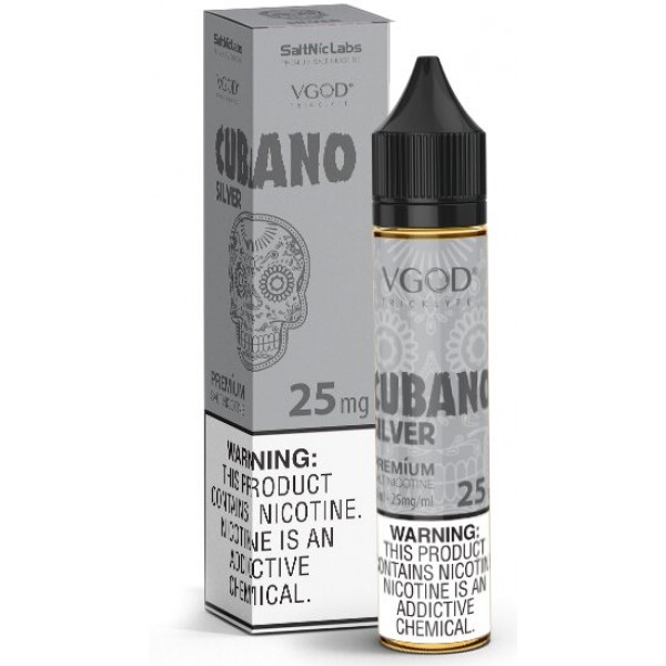 Salt Nic Labs by VGOD - Cubano Silver 30mL