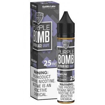 Salt Nic Labs by VGOD - Purple Bomb 30mL Salt Nic Labs by VGOD - Purple Bomb 30mL