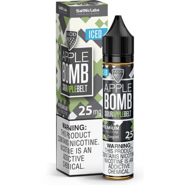 Salt Nic Labs by VGOD - Iced Apple Bomb 30mL