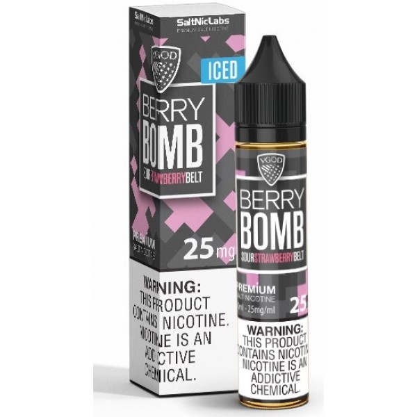 Salt Nic Labs by VGOD - Iced Berry Bomb 30mL