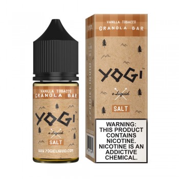 Yogi Salt Nic - Vanilla Tobacco Granola Bar 30mL Yogi Salt Nic - Vanilla Tobacco Granola Bar 30mL