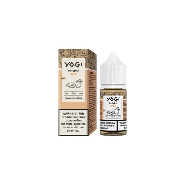 Yogi Delights Synthetic Salt - Peach Ice 30mL