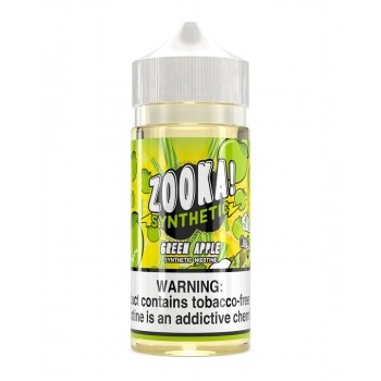 Zooka Vape Synthetic - Green Apple 100mL Zooka Vape Synthetic - Green Apple 100mL