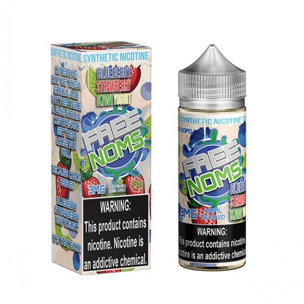 FreeNoms Synthetic - Blueberry Yogurt Strawberry Kiwi 120mL