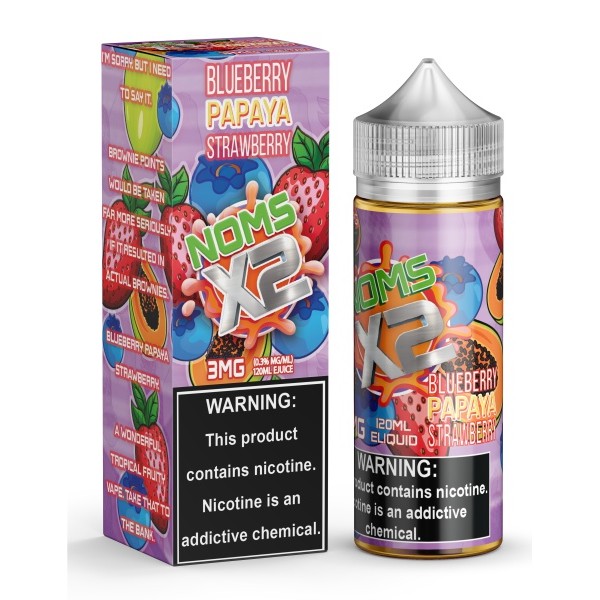 Noms X2 Blueberry Papaya Strawberry 120mL by Lotus