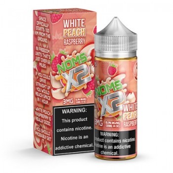 Noms X2 White Peach Raspberry 120mL by Lotus Noms X2 White Peach Raspberry 120mL by Lotus